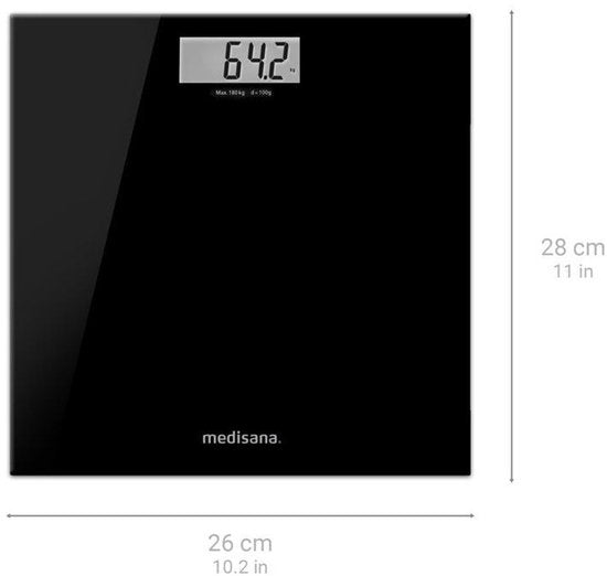 medisana PS 402 - Pèse-personne - Noir