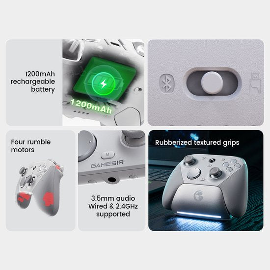 GameSir G7 Pro - Manette filaire - Xbox Series X/S, Xbox One, Windows et Android - Shadow Ember