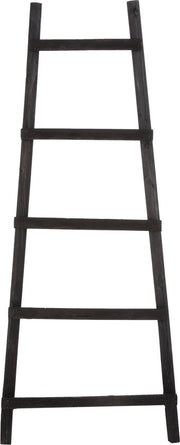 Porte-échelle House of Seasons - L29 x L49 x H119 cm - Bois de peuplier - Noir
