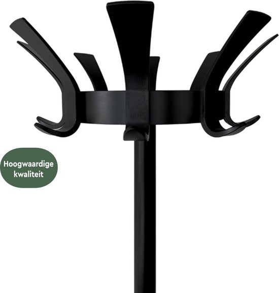 BRASQ Porte-manteau London CS300 - Noir - Acier - Porte-manteau vertical - 181 cm - Moderne