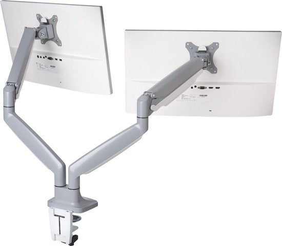 Kensington SmartFit One-Touch Dual Monitor Arm - Pour 2 écrans - Réglable en hauteur - Pour 13 - 32" et jusqu'à 9 KG - Gris