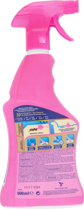 Spray Vanish Oxi Action Gold - Détachant - Nettoyant pour tapis - 500 mL