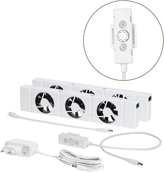 SpeedComfort Accélérateur de chaleur pour radiateur – lot de 2 - Réchauffement 2x plus rapide - Blanc