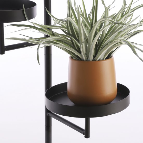Mica Decorations Perry Wall Rack - L30 x L23 x H80 cm - Métal - Noir