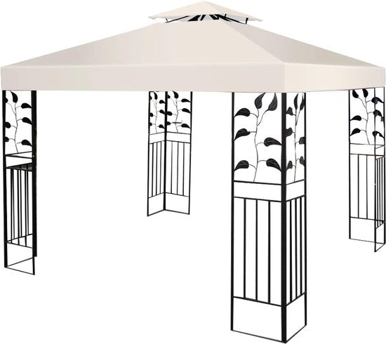 Coast Replacement Roof - Résistant aux intempéries - 3x3 M - Trous de drainage et attaches Velcro inclus - Beige