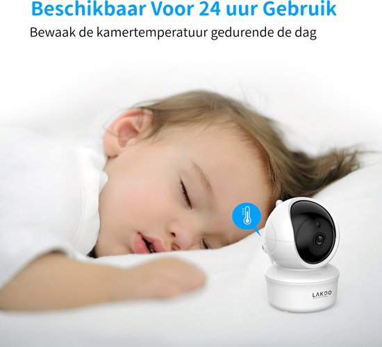 LAKOO babyphone sans moniteur et sans application - caméra d'extension sur Pro5 set