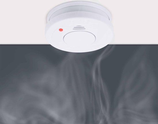 Smartwares FSM-12503 - Détecteurs de fumée, lot de 3, 85 dB - Batterie et capteur d'une durée de vie de 10 ans - Label Q - Détecteur d'incendie