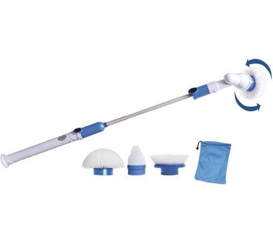 MediaShop Brosse de nettoyage Hurricane Spin Scrubber, turquoise, lot de 7