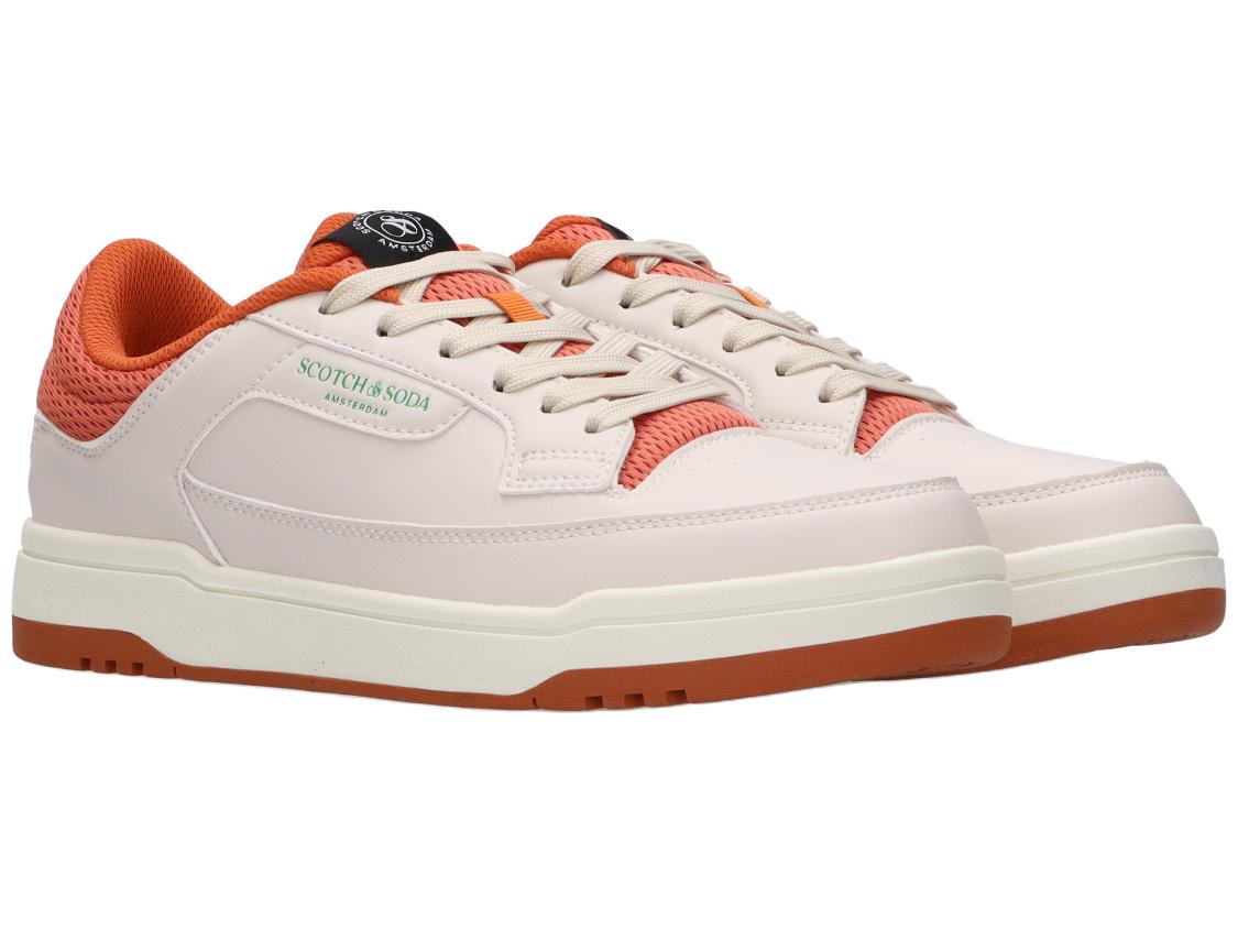 Baskets Scotch & Soda Crout - Design sportif et élégant - taille 42 - Vert/Crème