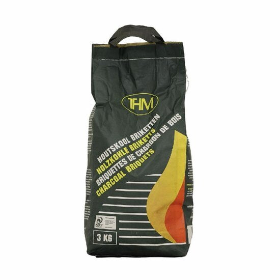 Briquettes de charbon de bois - 3 kg - PEFC