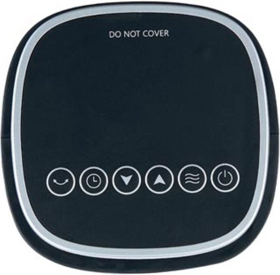 Midea NTH20-18MRA Appareil de chauffage électrique à ventilateur d'intérieur, noir et argent, 2 000 W