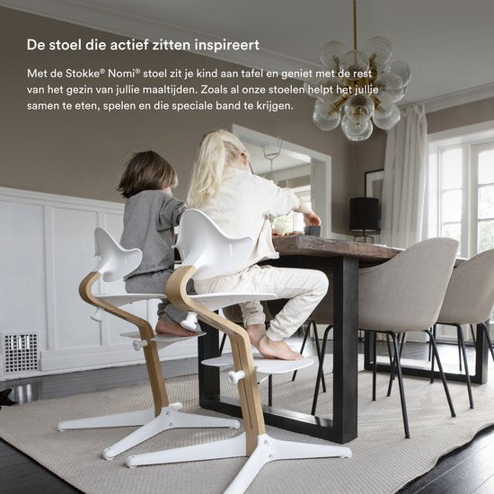 Chaise haute Stokke® Nomi® - Beech Black - Noir