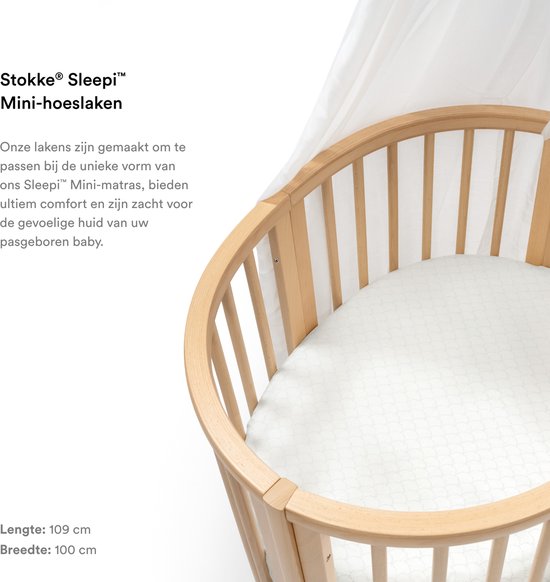 Drap-housse Stokke® Sleepi™ Mini V3 - Fans Grey