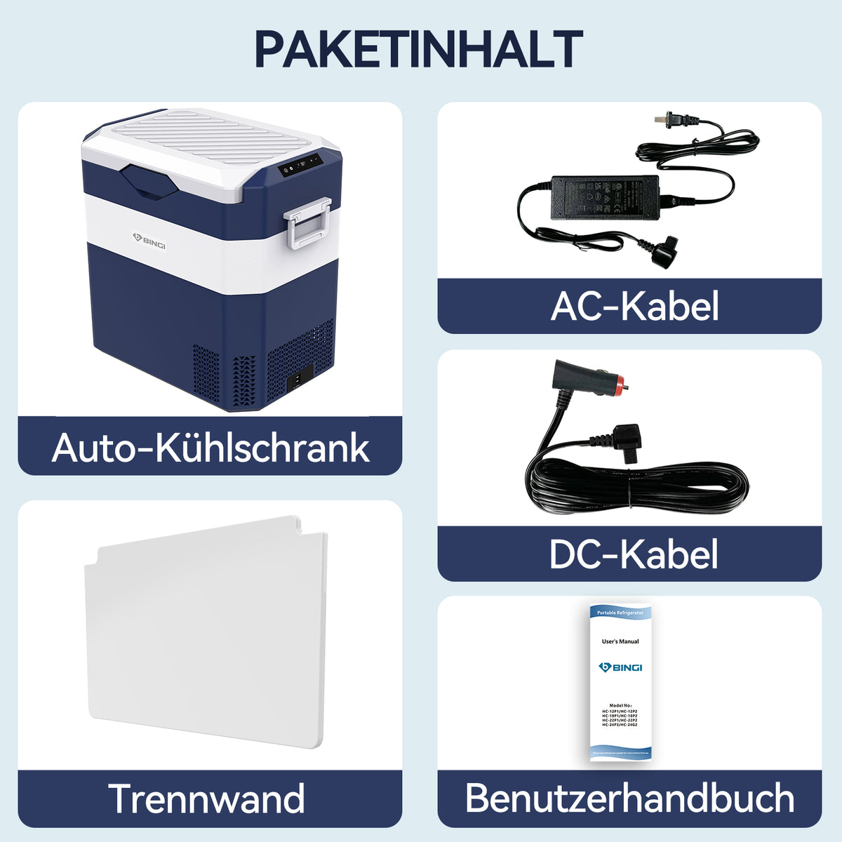 Glacière à compresseur BINGI - 42 litres - 12/24 V et 230 V