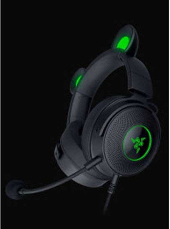 Razer Kraken Kitty V2 Pro - Casque gaming - Son surround 7.1 - RGB - Noir - PC, Mac et PlayStation