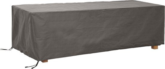 Perel Housse d'extérieur pour table jusqu'à 300 cm, grise, rectangulaire, 305 cm x 110 cm x 75 cm
