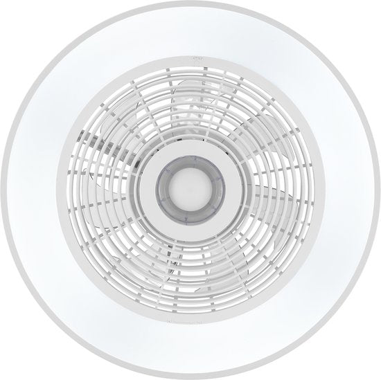 Brilliant Catania - Ventilateur de plafond - LED 40 W - CCT - 2700 K-6500 K - Intensité réglable - ICRGB - Veilleuse - Minuterie - Télécommande - Blanc