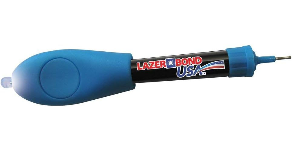 Colle UV Lazer Bond USA - Répare le plastique, le métal et le verre - Transparente