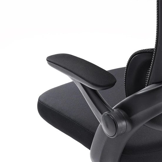 SIHOO : chaise de bureau ergonomique avec revêtement en maille, dossier haut avec accoudoirs 3D, soutien lombaire réglable en hauteur, chaise de bureau pivotante, noire