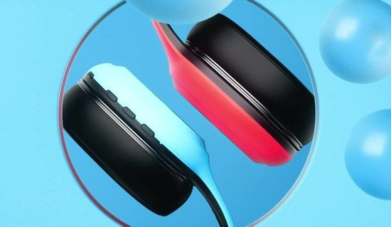 Kofire UT-01 2.4GHz Wireless Gaming Headset - Casque supra-auriculaire Bluetooth avec microphone - Multiplateforme - Rouge bleu