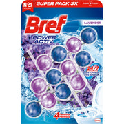 Bloc WC Bref Purple Activ - Lavande - 3 pièces