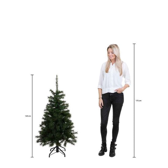Triumph Tree Sherwood Deluxe Artificial Christmas Tree - H120 x Ø94 cm - Vert