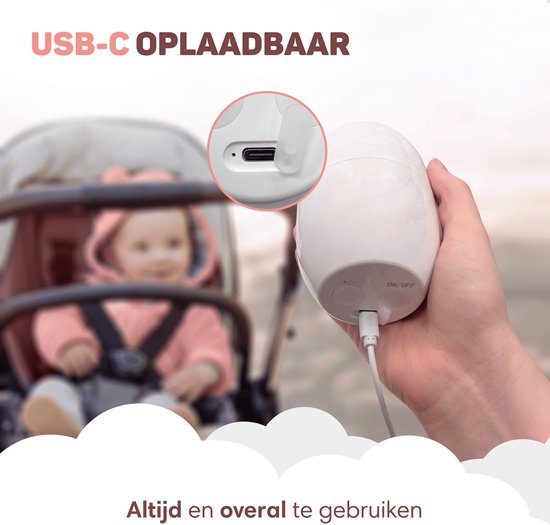 Vulpes Goods® BabyCare - Berceuse pour poussette - Balançoire pour bébé - Berceuse automatique - Sac de transport inclus - Version PRO
