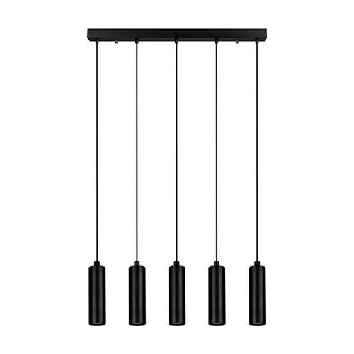 Squid Lighting Tube Row Suspension Lamp - noir