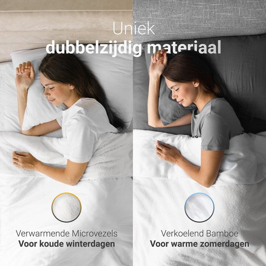 Couverture lestée CozySense® 5 kg - Couverture lestée - Couverture lestée avec répartition de la pression GLASS-Flow® - Couverture lavable incluse - 140x200 cm - Blanc