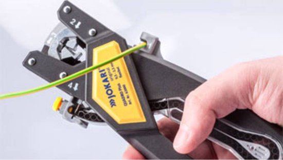 Kit pince - Jokari 62000 -  À sertir 4 en 1 avec mallette + embouts 0,5 à 2,5 mm²