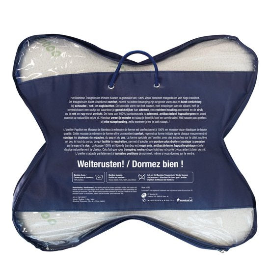Coussin papillon en bambou Lucovitaal