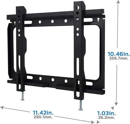 Support mural Philips SQM3221/00 - Support mural fixe pour téléviseurs jusqu'à 42 pouces et 25 kg - Dimensions VESA jusqu'à 200 x 200 mm