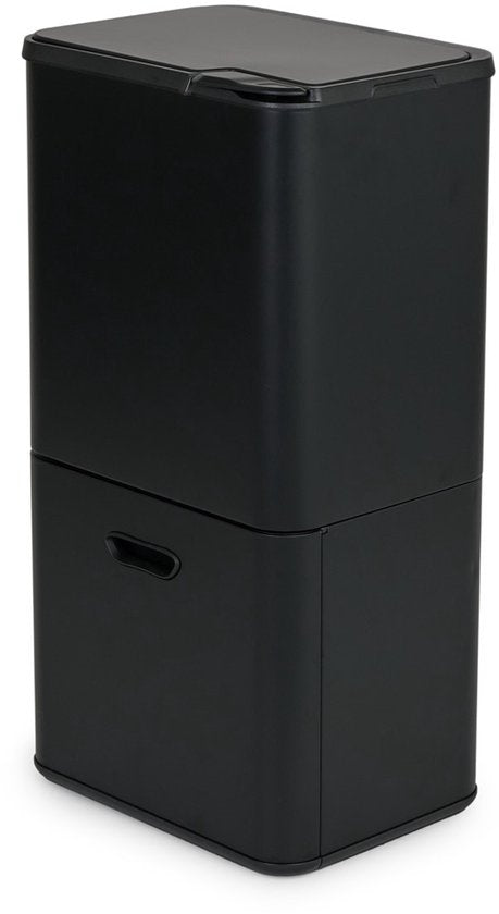 Poubelle Umuzi Cleaning - 70 litres - Noire - Tri sélectif - 41,5,5 x 31,4 x 77,8 cm