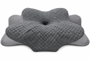 Oreiller orthopédique Glückstoff pour les douleurs cervicales, en mousse à mémoire de forme - Hypoallergénique, oreiller ergonomique, pour les douleurs cervicales et dorsales, adapté à toutes les positions de sommeil, livré avec un sac en jute