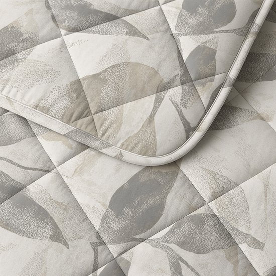 Sleeptime® 2 en 1 Couette sans housse Misty - Couette lavable - 200 x 220 - Beige/Gris