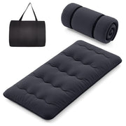 Coast Matelas Futon Portable 200x90x10 cm - Noir - pliable avec housse lavable et sac de transport
