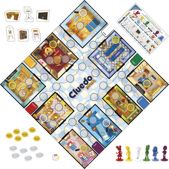 Cluedo Junior - Jeu de société - Hasbro Gaming Classic - Jeu de société