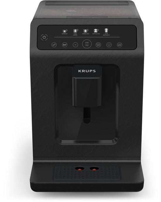 Krups Evidence EA8968 - Machine à expresso entièrement automatique - Cappuccino et latte macchiato d'une simple pression - 5 recettes de café - Noir