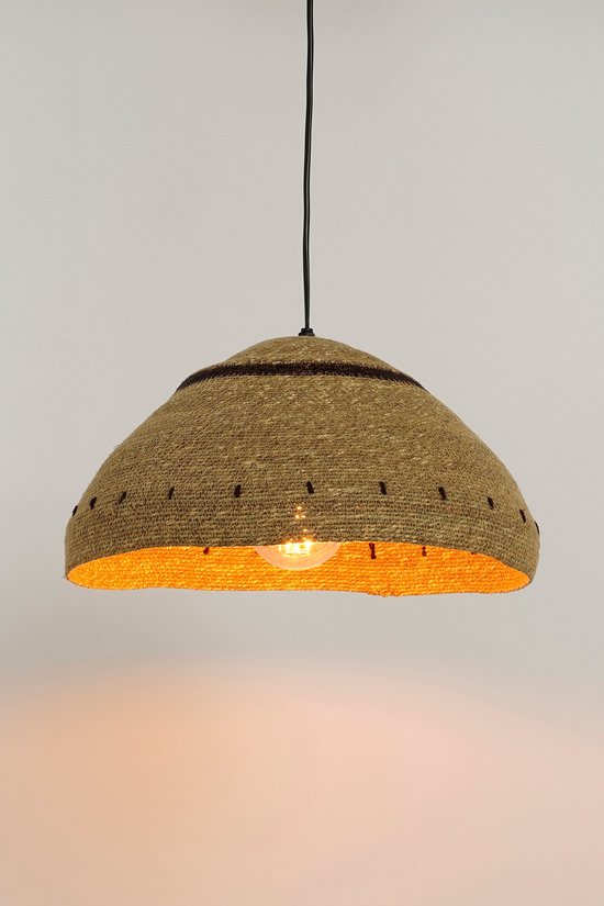 Suspension Joulz de Mica Decorations - H 22 x Ø 41 cm - Jute - Marron clair