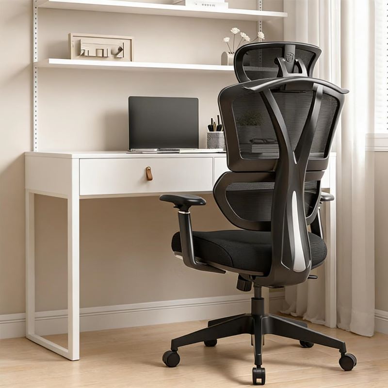 Fauteuil de bureau ergonomique Ochama x J.ZAO Z7 Comfort, dossier inclinable en 3 positions, accoudoirs réglables en hauteur, soutien lombaire adaptatif flottant, appui-tête 3D, fauteuil e-sport