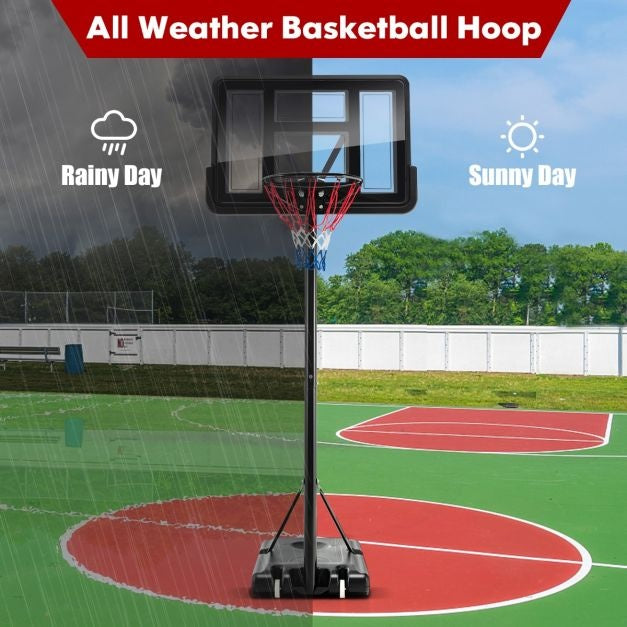 Support de basket Coast - 130 - 305 cm - Hauteur réglable