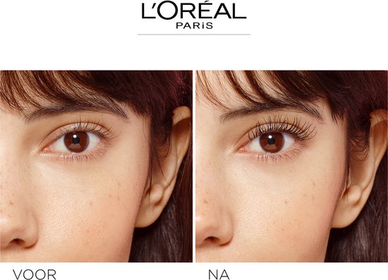 Mascara Telescopic de L’Oréal Paris - Mascara allongeant pour des cils visiblement plus longs - Volume sans paquets - Noir - 8 ml