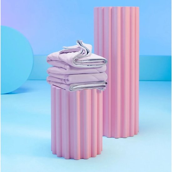Cloudpillo Couette rafraîchissante - Couette rafraîchissante 200 x 200 cm - Lilas clair - Effet rafraîchissant des deux côtés - Couette d'été sans housse - Pour dormir au frais en toutes circonstances