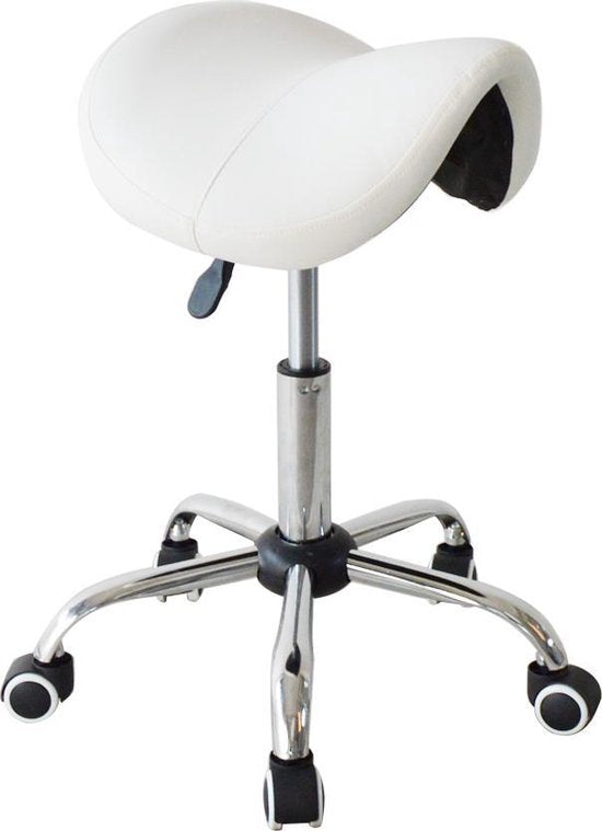 Tabouret de selle ergonomique - tabouret de barbier - tabouret de travail - tabouret - hauteur réglable