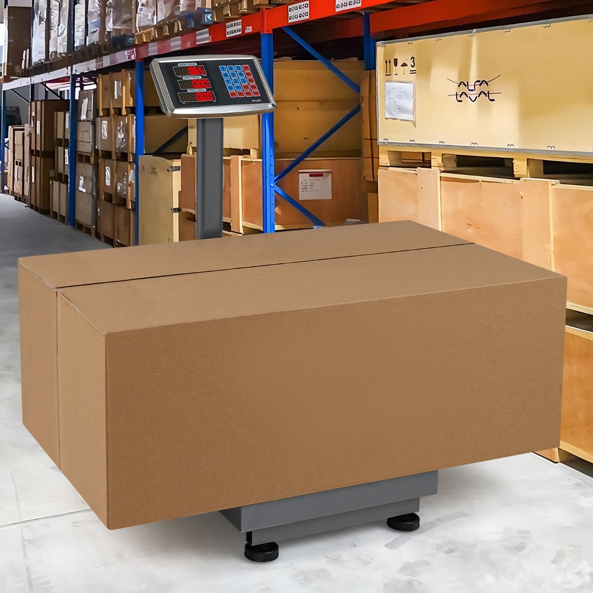Balance numérique Coast - Capacité de 300 kg - Calcul du prix - Argent