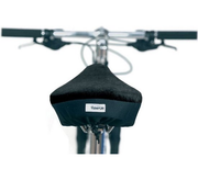 TEMPUR® - Housse de selle de vélo - Noir - 33,5 x 33 x 3 cm - Grand - Housse de selle de vélo - Confort - Mousse à mémoire de forme