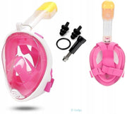 Gadgy Duikmasker Full Face Kinderen - Duikbril met Snorkel - Snorkelset Kinderen - Snorkelmasker Kind - Roze - Snorkelen en Duiken in 2024