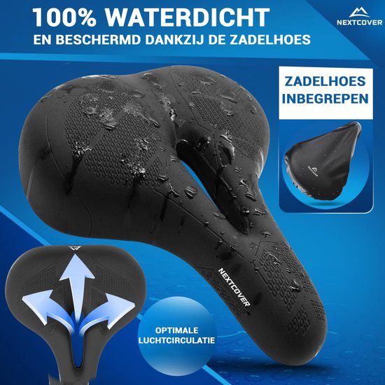 NEXTCOVER® Bike Saddle City with Memory Foam 3.0 - L'original - selle de vélo ergonomique pour femmes ou hommes avec mousse à mémoire 3.0 pour un confort de conduite maximal - Selle de vélo confortablement souple