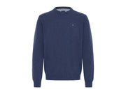 Fq1924 Fqhamilton Knitted Sweater Hommes XL Dark Denim Melange