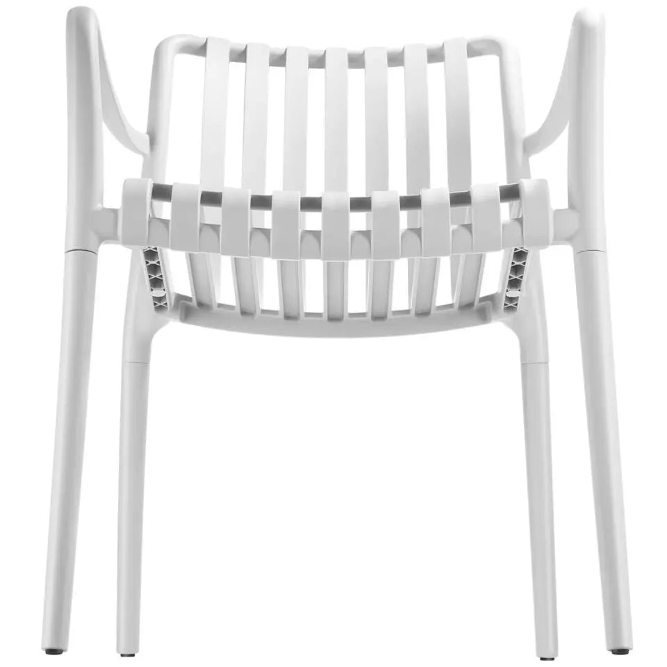 Tectake Chaises de jardin Alcudia, lot de 2 - Résistantes aux intempéries - Empilables - En plastique